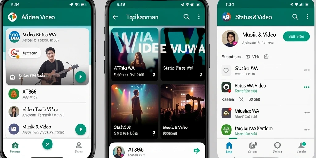 Tampilan antarmuka pengguna aplikasi AT866 yang sederhana dan menarik.