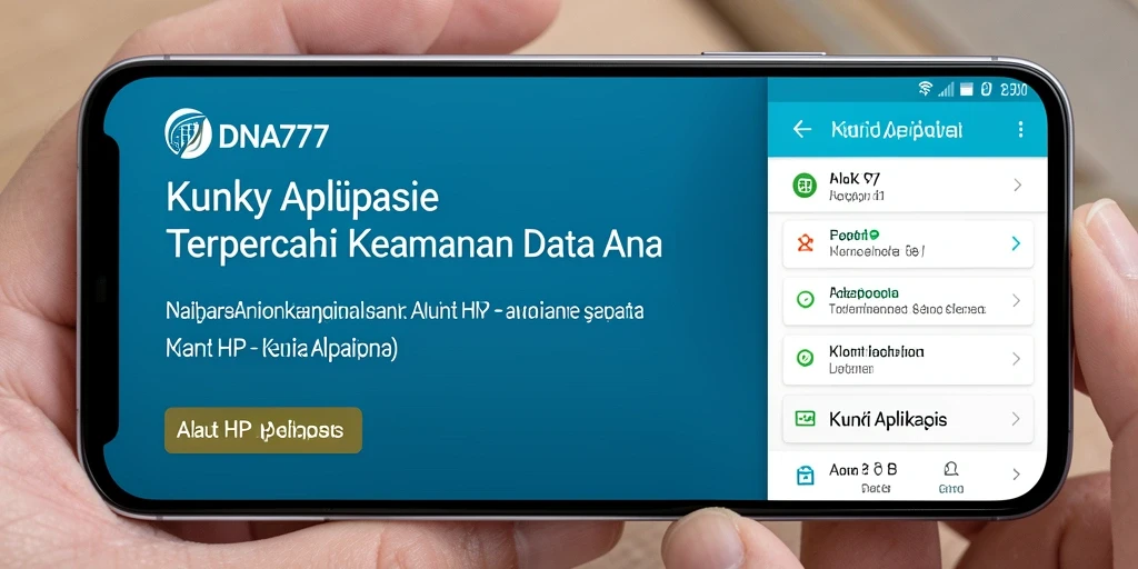 Antarmuka pengguna DNA777 yang menawan dan fungsional.