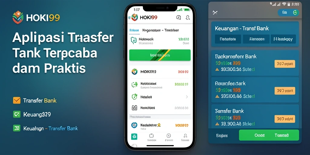 Antarmuka HOKI99 yang sederhana dan efektif untuk Transfer Bank.