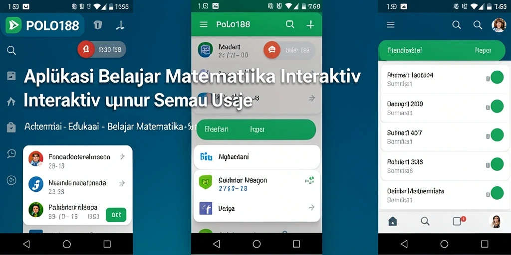 Tampilan antarmuka POLO188 yang ramah pengguna dan interaktif.